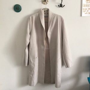Zara Faux Suede Long Jacket